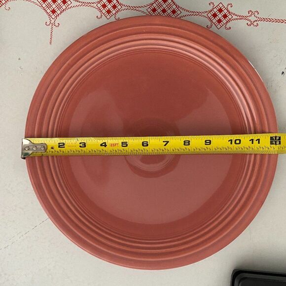 Fiestaware Vintage Retired Rose Chop Plate - Picture 2 of 7